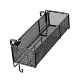 Maxbell Bedside Shelf Office Cubicle Wall Hanging Organizer for Phone Bedroom Tissue Black A