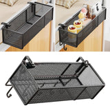 Maxbell Bedside Shelf Office Cubicle Wall Hanging Organizer for Phone Bedroom Tissue Black A
