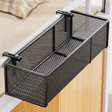 Maxbell Bedside Shelf Office Cubicle Wall Hanging Organizer for Phone Bedroom Tissue Black A