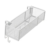Maxbell Bedside Shelf Office Cubicle Wall Hanging Organizer for Phone Bedroom Tissue White A