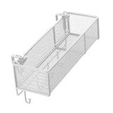 Maxbell Bedside Shelf Office Cubicle Wall Hanging Organizer for Phone Bedroom Tissue White A