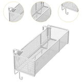 Maxbell Bedside Shelf Office Cubicle Wall Hanging Organizer for Phone Bedroom Tissue White A