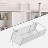 Maxbell Bedside Shelf Office Cubicle Wall Hanging Organizer for Phone Bedroom Tissue White A