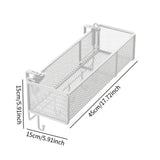 Maxbell Bedside Shelf Office Cubicle Wall Hanging Organizer for Phone Bedroom Tissue White A