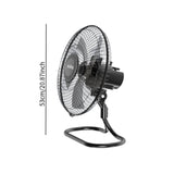 Floor Fan Quiet High Performance Premium Mini Desk Fan for Dorm Desk Bedroom 16 inch