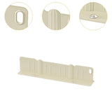 Sink Splash Guard with Sponge Holder Premium Storage Rack Water Splash Guard white