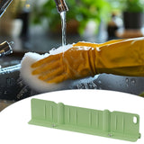 Sink Splash Guard with Sponge Holder Premium Storage Rack Water Splash Guard green