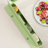 Sink Splash Guard with Sponge Holder Premium Storage Rack Water Splash Guard green