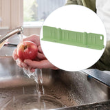 Sink Splash Guard with Sponge Holder Premium Storage Rack Water Splash Guard green