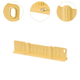 Sink Splash Guard with Sponge Holder Premium Storage Rack Water Splash Guard yellow