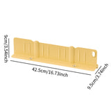 Sink Splash Guard with Sponge Holder Premium Storage Rack Water Splash Guard yellow