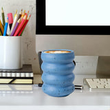 Ceramic Mug Novelty Drinking Mug Drinkware Tea Cup for Cappuccino Milk Juice Blue