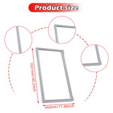 Maxbell Refrigerator Door Gasket Replacement W10830162 W10199876 W10571956 Seal Part