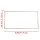 Maxbell Refrigerator Freezer Door Gasket Seal 7010592 3211110 for 650 550 White Part
