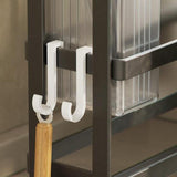 Kitchen Cutlery Holder Sponge Brush Holder for Cutting Board Soap Restaurant Gray