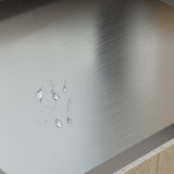 Stainless Steel Cutting Board Sturdy with Counter Lip Rustproof Pastry Board 40x30cm
