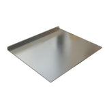 Stainless Steel Cutting Board Sturdy with Counter Lip Rustproof Pastry Board 40x30cm