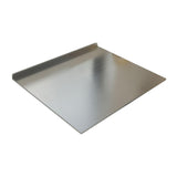 Stainless Steel Cutting Board Sturdy with Counter Lip Rustproof Pastry Board 40x30cm
