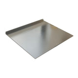 Stainless Steel Cutting Board Sturdy with Counter Lip Rustproof Pastry Board 40x30cm