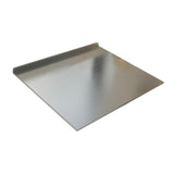 Stainless Steel Cutting Board Sturdy with Counter Lip Rustproof Pastry Board 40x30cm