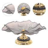 Fruit Bowl Basket Organizer Decorative Food Dish for Cake Vegetable Dessert Lotus Leaf