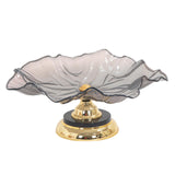 Fruit Bowl Basket Organizer Decorative Food Dish for Cake Vegetable Dessert Lotus Leaf