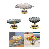 Fruit Bowl Basket Organizer Decorative Food Dish for Cake Vegetable Dessert Lotus Leaf