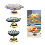 Fruit Bowl Basket Organizer Decorative Food Dish for Cake Vegetable Dessert Lotus Leaf