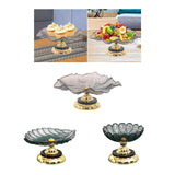 Fruit Bowl Basket Organizer Decorative Food Dish for Cake Vegetable Dessert Lotus Leaf