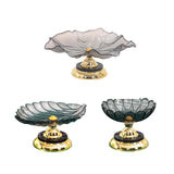 Fruit Bowl Basket Organizer Decorative Food Dish for Cake Vegetable Dessert Lotus Leaf