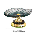 Fruit Bowl Basket Organizer Decorative Food Dish for Cake Vegetable Dessert Leaf
