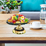 Fruit Bowl Basket Organizer Decorative Food Dish for Cake Vegetable Dessert Leaf