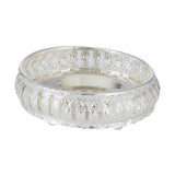 Maxbell Cosmetic Storage Tray Bathroom Vanity Tray Round Decorative Tray for Wedding