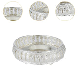 Maxbell Cosmetic Storage Tray Bathroom Vanity Tray Round Decorative Tray for Wedding