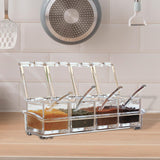 Maxbell Clear Seasoning Box Seasoning Storage Container for Dining Room Camping Home
