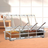 Maxbell Clear Seasoning Box Seasoning Storage Container for Dining Room Camping Home