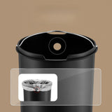 Trash Can with Foot Pedal Simple Dustbin Garbage Bin for Dorm Restroom Lobby Rose Gold