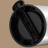 Trash Can with Foot Pedal Simple Dustbin Garbage Bin for Dorm Restroom Lobby White
