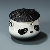 Travel Tea Set with Portable Bag Cute Ceramic Teapot for Office Home Camping