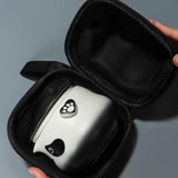 Travel Tea Set with Portable Bag Cute Ceramic Teapot for Office Home Camping