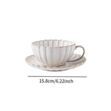 Coffee Mug and Saucer Set Creative Home Decor Tea Cup for Girls Office Gifts