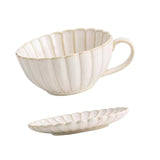 Coffee Mug and Saucer Set Creative Home Decor Tea Cup for Girls Office Gifts