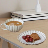 Coffee Mug and Saucer Set Creative Home Decor Tea Cup for Girls Office Gifts