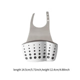 Sponge Holder Pouch Multipurpose Storage Utensil Brush Holder Hanging Basket Single Slot
