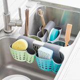 Sponge Holder Pouch Multipurpose Storage Utensil Brush Holder Hanging Basket Single Slot