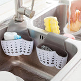 Sponge Holder Pouch Multipurpose Storage Utensil Brush Holder Hanging Basket Single Slot