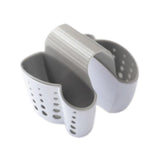 Sponge Holder Pouch Multipurpose Storage Utensil Brush Holder Hanging Basket Double Slot