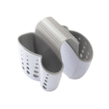 Sponge Holder Pouch Multipurpose Storage Utensil Brush Holder Hanging Basket Double Slot