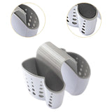 Sponge Holder Pouch Multipurpose Storage Utensil Brush Holder Hanging Basket Double Slot