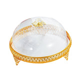 Covered Dessert Plate Decorative Snack Platter for Cheesecake Cheese Cookies Straight Plate